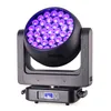 2pcswith Flight Case Ring Contro Moving Head Lyre Zoom DJ Beam 37x20W LED 4in1 Moving Head Zoom RGBW Licht