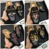 2022 Designer Nieuwe Lederen Loafers Bont Muller Slipper met gesp Mode Dames Princetown Dames Casual Furs Muilezels Flats Grootte 35-44