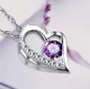 Colar do amor colar de cristal austríaco Declaração de diamantes de cristal Elements Classe Colar mulheres Luxo da jóia
