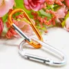 Outdoor Gadgets 5 Pcs Multicolor Alloy Carabiner Buckle Keychain Safety Equipment Camping Hiking Hook For Outdoor Sports High Quality