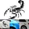 Personlig bil styling bildekaler 3d stor scorpion reflekterande vinyl decal sticker scratch kroppskåpa