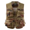 Gilet mimetico estivo maschile tattico militare Gilet da uomo fotografo di grandi dimensioni Gilet senza maniche con molte tasche 201120