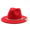 Chapéus de aba larga outono inverno homem homem lã feltro jazz fedora panamá estilo cowboy festy party vestido formal chapéu de tamanho grande1