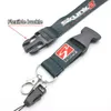 Keychains 2022 JDM Racing Rock Fashion Logo Employee039S Lanyard Retro Keychain 자수 나일론 자동차 키 링 액세서리 4319798 허가