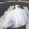 boho organza wedding dress