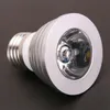 Nowy Design E27 3W 85V-265V 16-kolorowy pilot zdalnego sterowania Ściemniany LED Spotlight Nowa i wysokiej jakości reflektory LED wysokie jasność