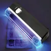 10 sztuk świateł UV Lampa dezynfekcyjna 2 w 1 UV Light Handheld Torch Portable Fake Money ID Detector Lampy Lampy Narzędzia