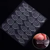 20 Sheets Clear Double Side Adhesive Glue Sticker Sticky Tape Transparent Nail Glue For False Nails Extension Stick Tools