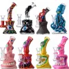 Different Halloween Styles Heady Unique Glass Bongs Octopus Hookahs Showehead Percolate Perc 14mm Female Joint With Bowl