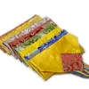 Kvadratisk lyx tibetansk stil Skrift Bokväskor täcker tyg handskriven bordmatta Kinesisk Silk Brocade Table Cloth