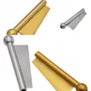 Mode metalen cilindrische rokende pijpen 68mm plated zilverachtig gouden zwart rechte type pijp duurzaam roestvrijstalen huis man 13yh g2