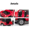 Hobekars 132 Modello in lega di auto giocattoli per autoveicoli Wrangler Sahara Jeep simulazione Auto giocattoli per bambini Halloween Christmas Regali X013578431