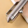 Solid Titanium Alloy Gel Ink Pen Retro Bolt Action Writing Tool School Office Stationery Supplies