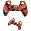 Gamepad camuflagem caso de silicone gel tampa de borracha para playstation 5 PS5 controlador camo protetora guarda joystick caso navio rápido