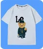Cute Bear Printing Short-sleeved T-shirt 2022 New Brand Loose Comfortable Half-sleeved T-shirt for Men and Women Plus Size 6XL