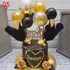 10st set mini ballong tårta topper bröllop födelsedag baby shower fest dekor firande bröllopsfest dekoration 5inch
