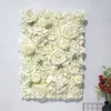 40 * 60 cm Grille Fleur Artificielle Panneau Mural Fournitures De Mariage Toile De Fond Décoration Soie Fleur Rangée Fête Hôtel Disposition Accessoires