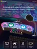 2023 Bluetooth speaker 10W 4 unit Desktop colorful game with mechanical button keyboard LED light computer audio stereo subwoofer 3D NR555