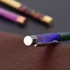 الجملة متعدد الألوان كريستال قلم حبر جاف أقلام معدنية للكتابة هدايا عيد الميلاد شحن مجاني WB2789