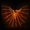 Regenboog Kleur Helaas Hoek Led Wings Volwassen Led Kostuum Circus Led Licht Lichtgevende Kostuums Party Show Isis Wings Dancewear