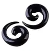 2-20mm Acrylic Spiral Ear Gauges Fake Ear Tapers Stretching Plugs snail Tunnel Expanders Earlobe Body Piercing Jewelry