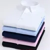 Heren Plus Size Shirt Comfortabele Business Casual Katoen Plus Meststof Om te verhogen met wit Shirt Office Male 9XL
