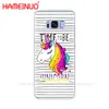 Hameinuo Rainbow Unicorn Cover Cover для Samsung Galaxy S9 S7 Edge Plus S8 S6 S5 S4 S3 Mini6556366