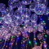 Neue Ballonwellen-LED-Streifenlichter mit Batterie, kreisförmige Bobo-Ball-LED-Streifen für Weihnachten, Halloween, Hochzeit, Party, Heimdekoration