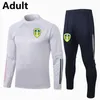 2020 2021 Leeds los hombres del fútbol chándal Establece adultos que activan los pantalones de la chaqueta del fútbol fija el juego de entrenamiento de fútbol de invierno Operando Survêtement