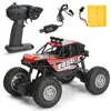 Carro RC 4WD 2.4ghz Carro de Escalada 4x4 Motores Duplos Bigfoot Car Modelo de Controle Remoto Off-Road Vehicle Toy Para Natal Gfit