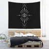 Modern Boho vägg hängande tyg månefas Tapestry Nyår Dorm Room Decoration Tenture Väggmålning