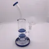 Glas-Wasserpfeifen Honeycomb Perc Dab Rigs