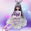 60cm LifeLike Fashion Girl Dolls Stor Original Handgjorda 1/3 Docka Full Set 15 Jointed Doll Girls Leksaker för barn Kids Gift LJ201031