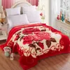 VESCOVO queen size Flannel Fleece Throw Blanket Soft Cashmere Blanket king size Warm quilt Bedspread 220x240 201113