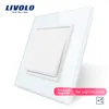 Livolo EU standard interrupteur de panneau en verre cristalprise muraleInterrupteurs tactilesprise électriquecouvercle étanchechoix libre Y200407