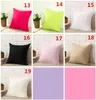 pillow case pure color polyester white pillow cover cushion covers decor blank christmas decors gift 45 45cm