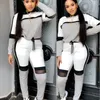 2021 Casual Bayan Eşofman Sportwear Açık Yaz Uzun Kollu Kadın Kapşonlu Kazak Tops Pantolon Koşu Spor Seti