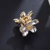 CHIMERA Carino Piccolo Fiore Artiglio Dei Capelli Clip Elegante Strass Cristallo Hairgrip Morsetti In Metallo Accessori per la Ragazza Delle Donne Ornamento J0113