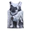 Singe gorille animal d'été pour hommes imprimé 3D Débardeurs Hauts sans manches pour garçons vêtements de musculation dessin animé maillot de corps gilet 220309