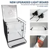 FreeShipping F40 LED Folding Foto Studio Softbox Lightbox 40*40 licht Zelt mit weiß gelb schwarz hintergrund Zubehör box licht