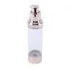 1 pc 15/30/50 ml garrafa vazia airless cosméticos bomba de plástico processamento conveniente viajar vácuo sem ar
