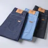 Heren jeans 2022 Zomer Dunne Business Casual Elastische Comfort Rechte Denim Broek Mannelijke Merkbroek van hoge kwaliteit