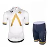 2017 Maillot de cyclisme Maillot Ciclismo à manches courtes et cuissard à bretelles Kits de cyclisme sangle bicicletas O201111012329