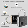 IP65 водонепроницаемые противоугоночные пакеты Smart Inteligen Lock Key Key отпечатка отпечатка отпечатка пальца дверь багаж