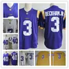 NCAA Custom LSU Tigers Stitched Football Jersey 80 Jack Bech 18 Damone Clark 77 Marlon Martinez 31 Cameron Lewis 12 Alex Adams 61 Cameron