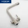 LEDEME Waterfilter Taps Kitchen Faucets Mixer Drinking Water Filter Multi-color Kitchen Faucet Sink Tap Water Tap Black White T200424