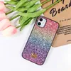 Nowa marka Diamond Glitter Premium Premium Projektant Case Designer Women Defender Telefon dla iPhone'a 12 11 Pro XR XS Max 6 7 8 Plus2487741