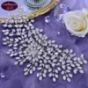 Prensa ancha de lujo Diamante Nupcial Tiara Barroco Hermosa Corona Novia Damas Joyería Diamante Coronas Novia Boda Corona Accesorios Europeo Retro Palacio Corona