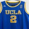 Mens Blue Ucla Bruins College # 2 Lonzo Ball Basketball Jerseys