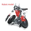 5 em 1 série de carros elétricos Robot Building Blocks Camião Desmontagem Deformação Crianças Presente Educacional Brinquedo